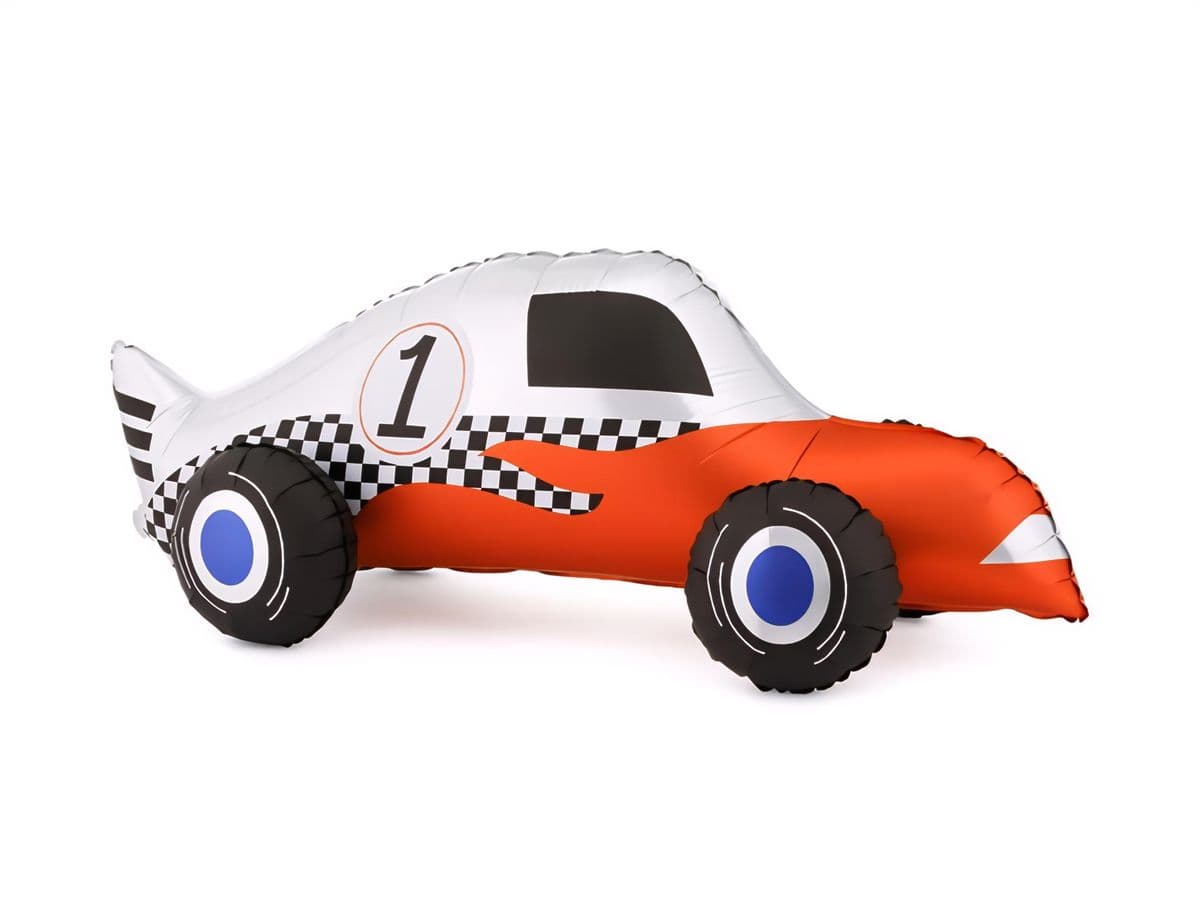 Seisova foliopallo - Kilpa-auto, 90 x 34 cm