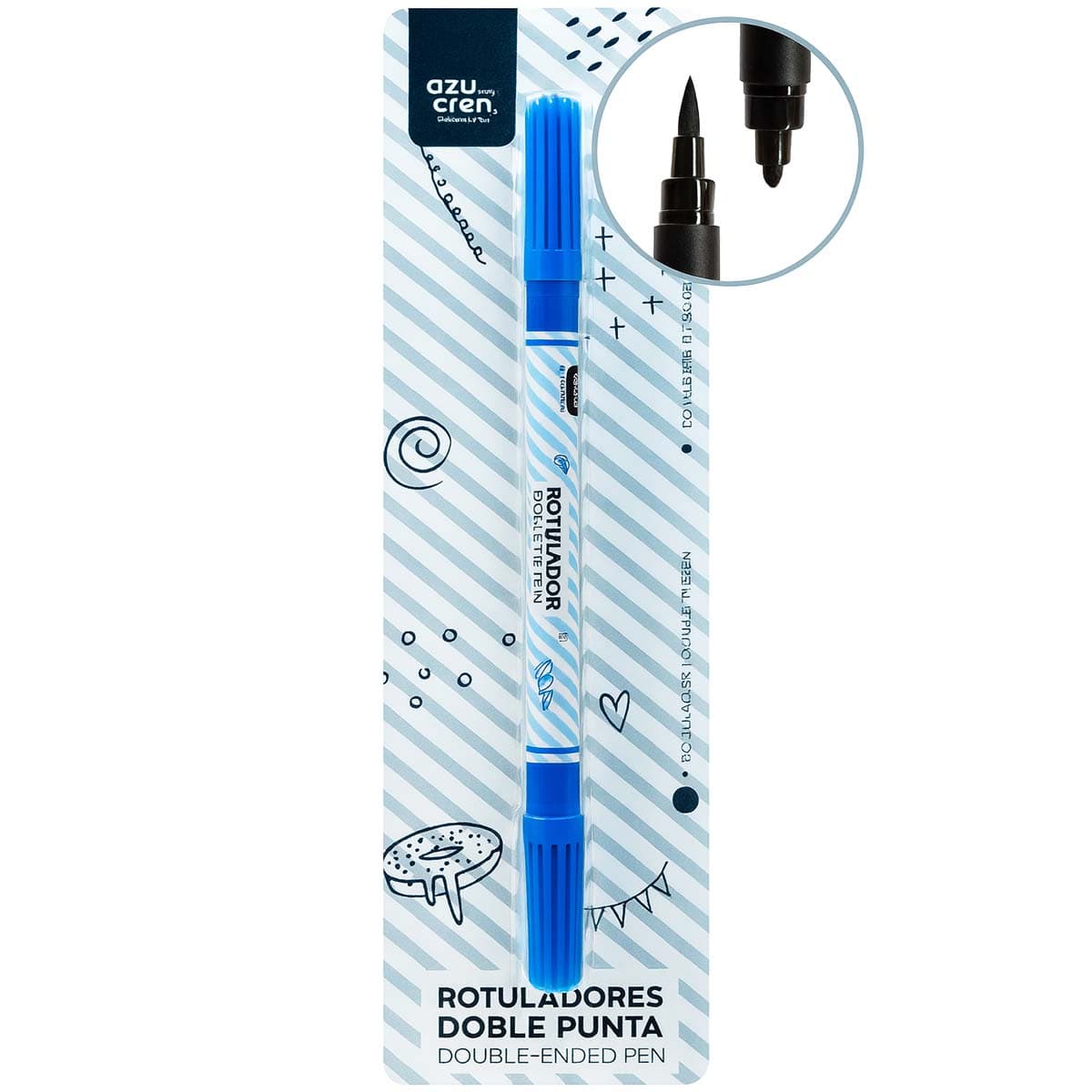 Elintarviketussi leivontaan - Sininen, Kaksipäinen