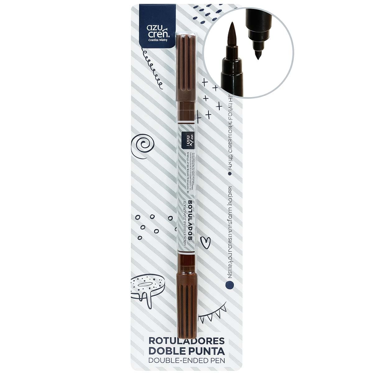 Elintarviketussi leivontaan - Ruskea, Kaksipäinen