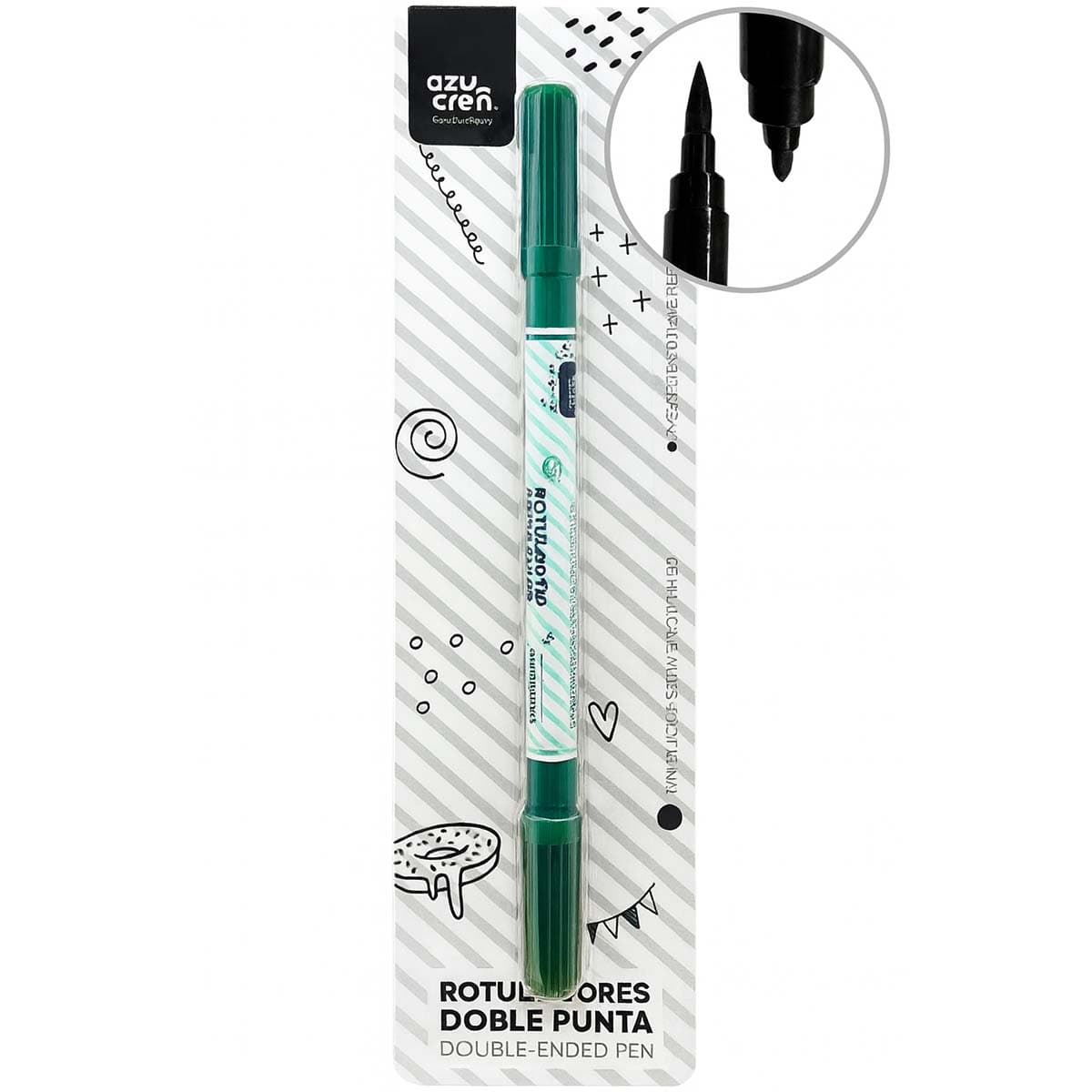 Elintarviketussi leivontaan - Tummanvihreä, Kaksipäinen