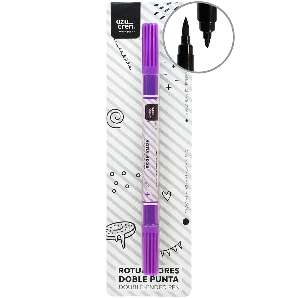 Elintarviketussi leivontaan - Violetti, Kaksipäinen