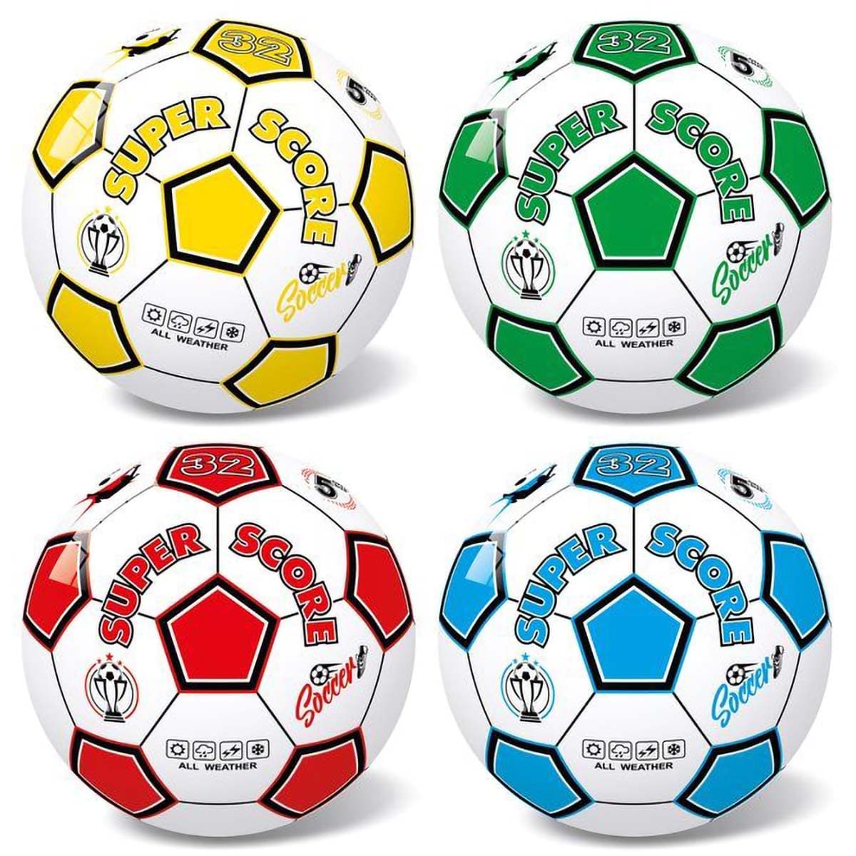 Jalkapallo muovinen 23 cm, 1 kpl