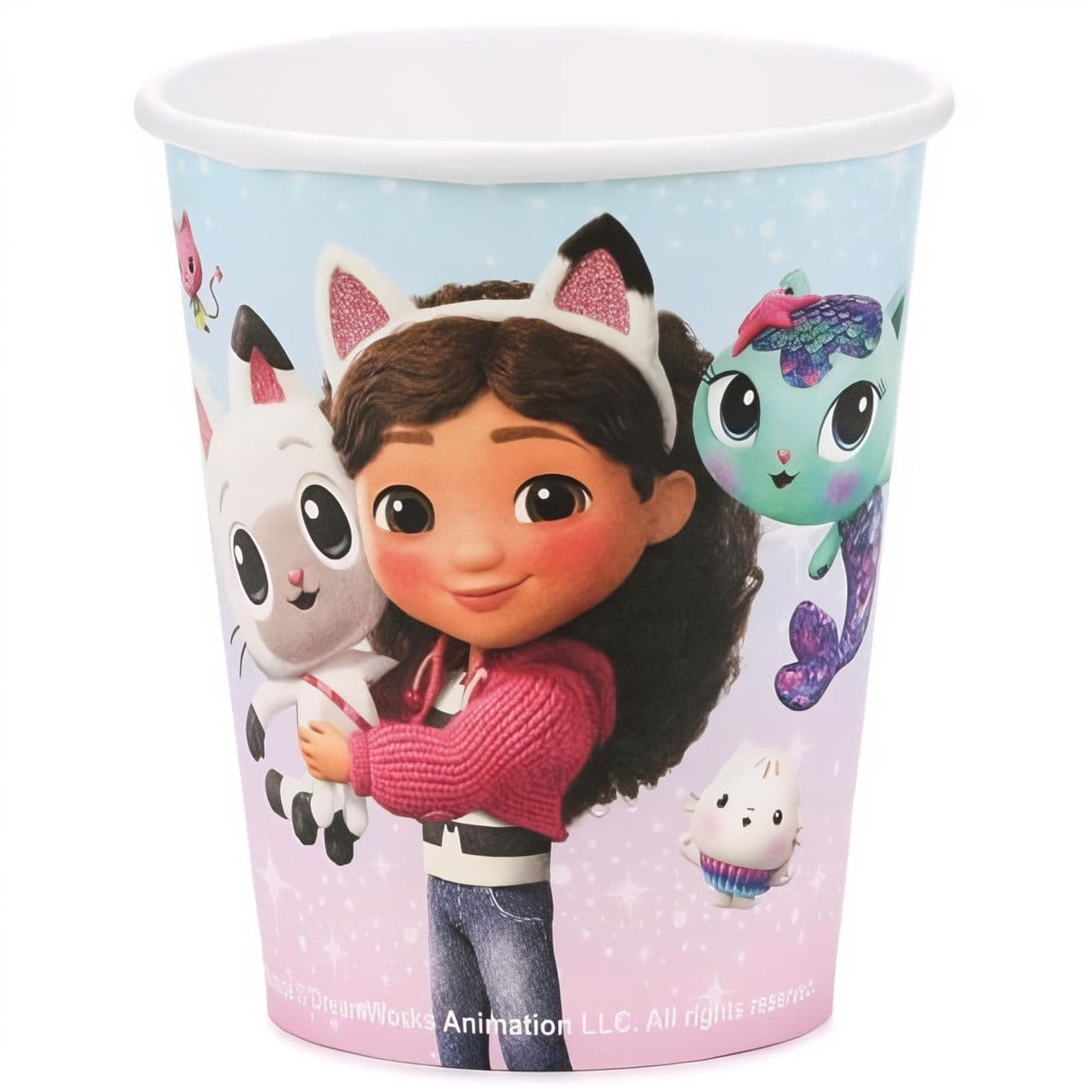 Pahvimukit - Gabby's Dollhouse, 250 ml, 6 kpl