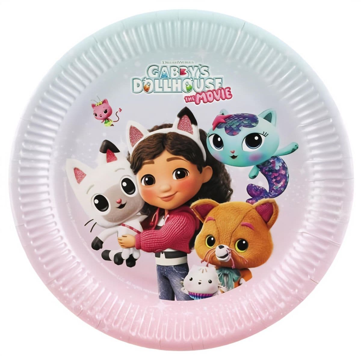 Pahvilautaset - Gabby's Dollhouse, 23 cm, 6 kpl