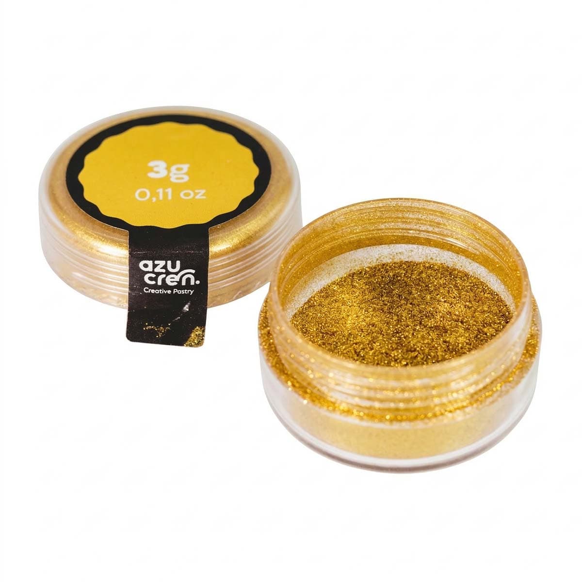 Kimalteleva tomuväri - kulta, 3 g, Azupowder