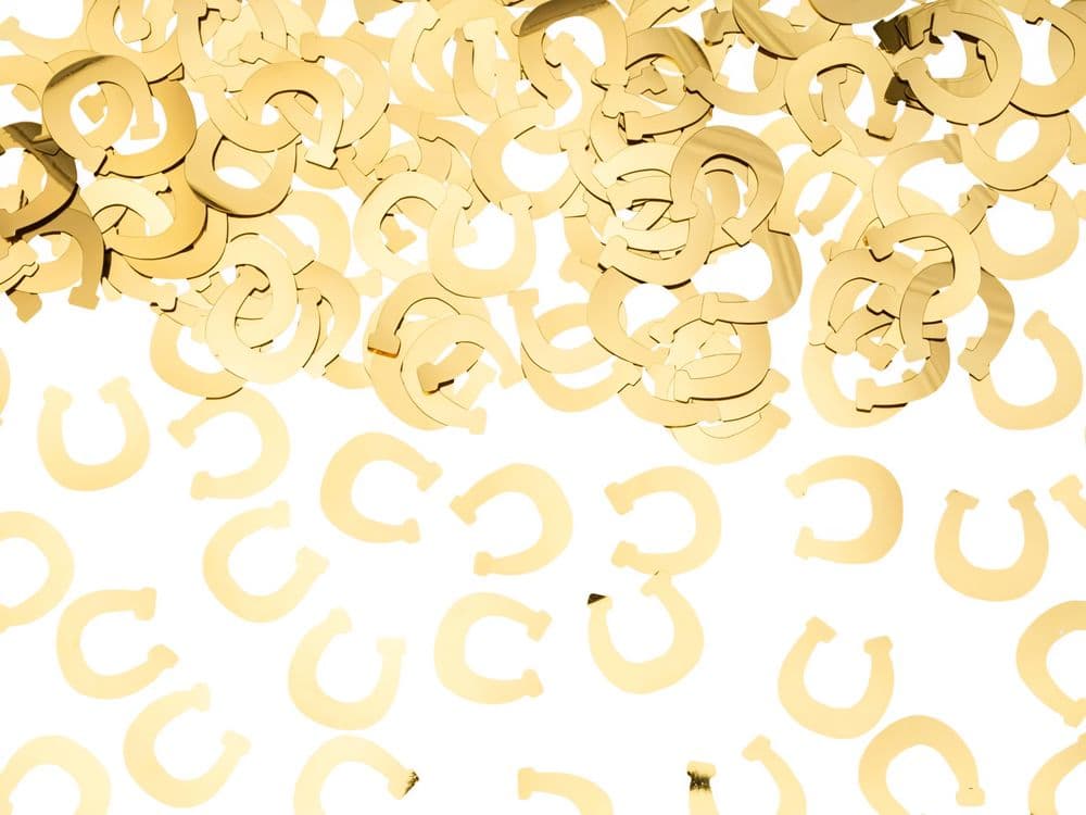 Konfetit - Kultaiset Hevoskengät, 15g