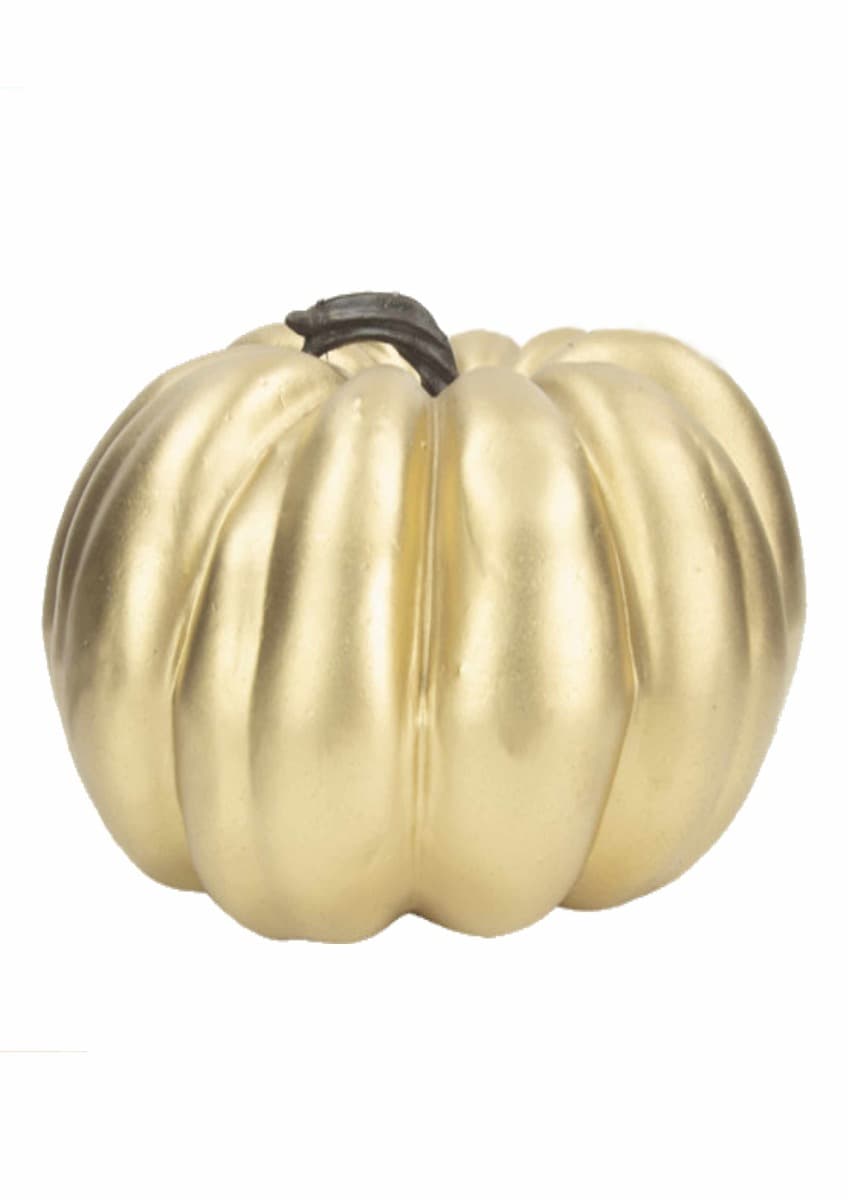 Pöytäkoriste - Kultainen kurpitsa, 10cm