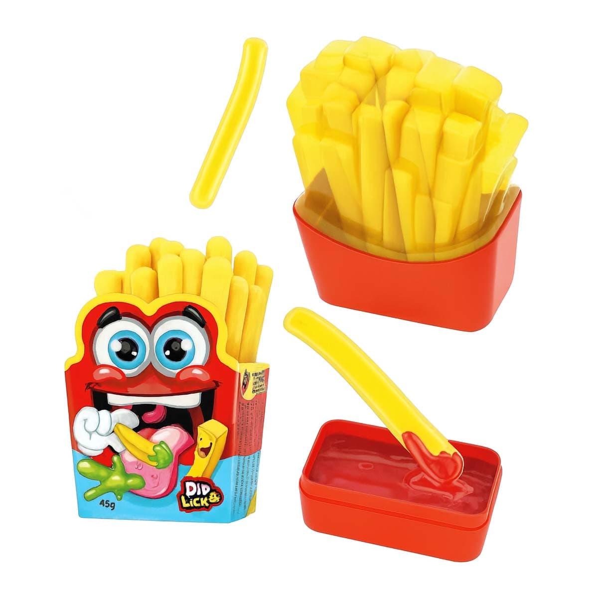 Karkkilelu Gummy Fries – Dipattavat karkkiperunat