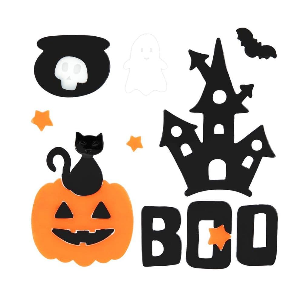 Ikkunatarrat - Halloween-BOO, 10 kpl