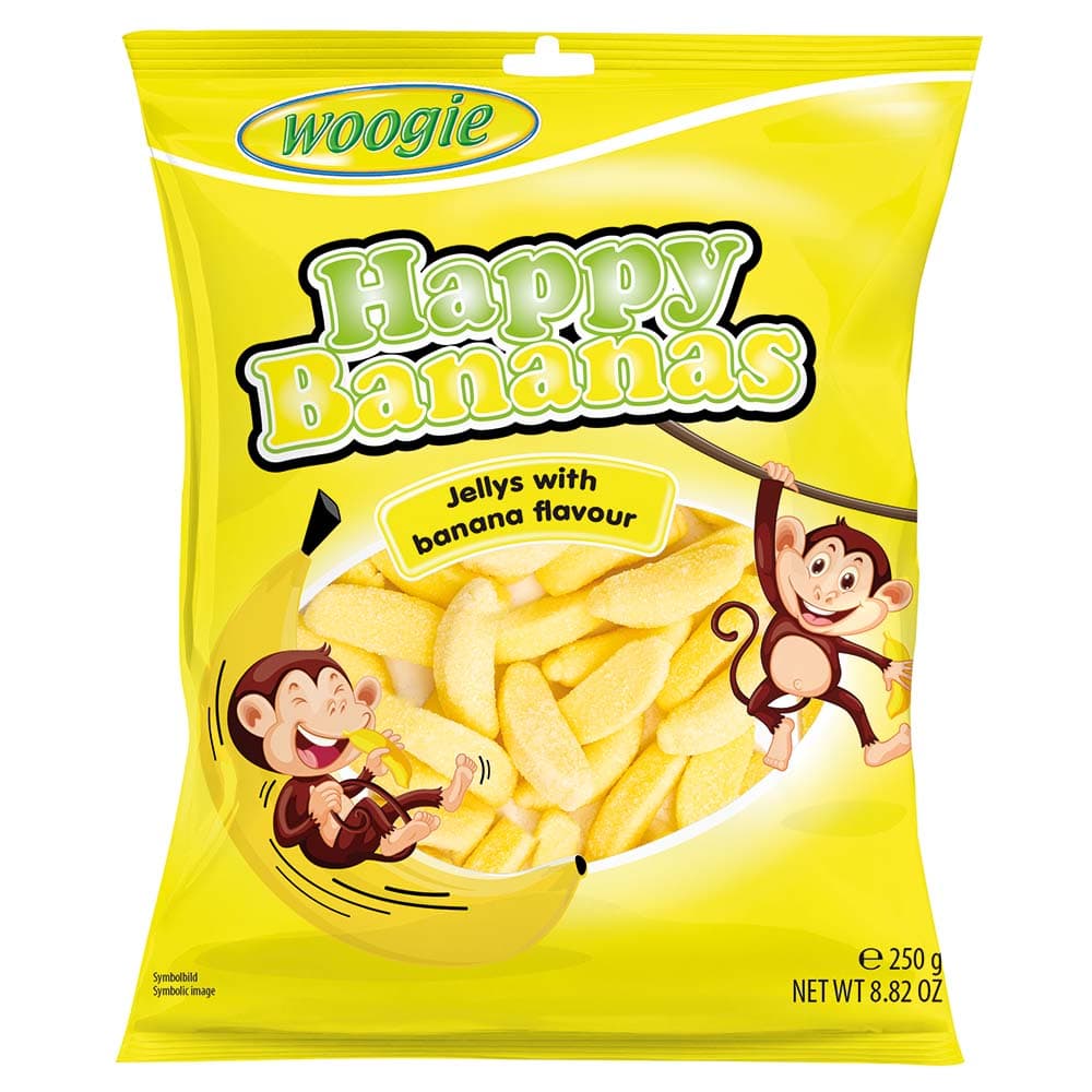 Banaanikarkit - Foam Bananas, 250g
