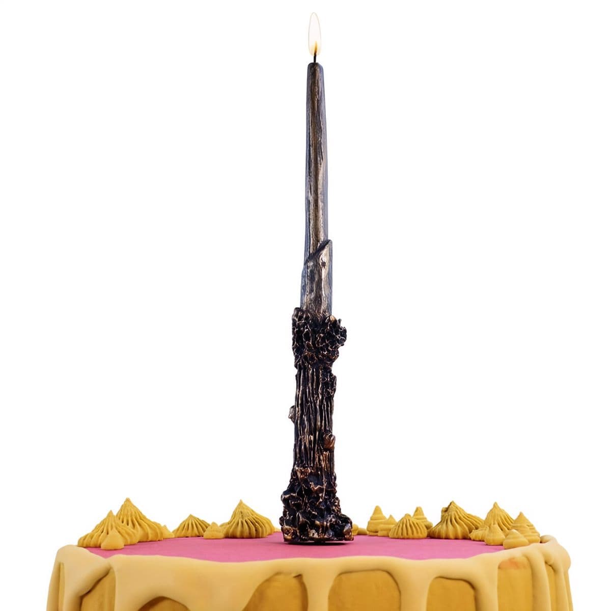 Kakkukynttilä - Harry Potter taikasauva, 225 × 26 mm, 1 kpl
