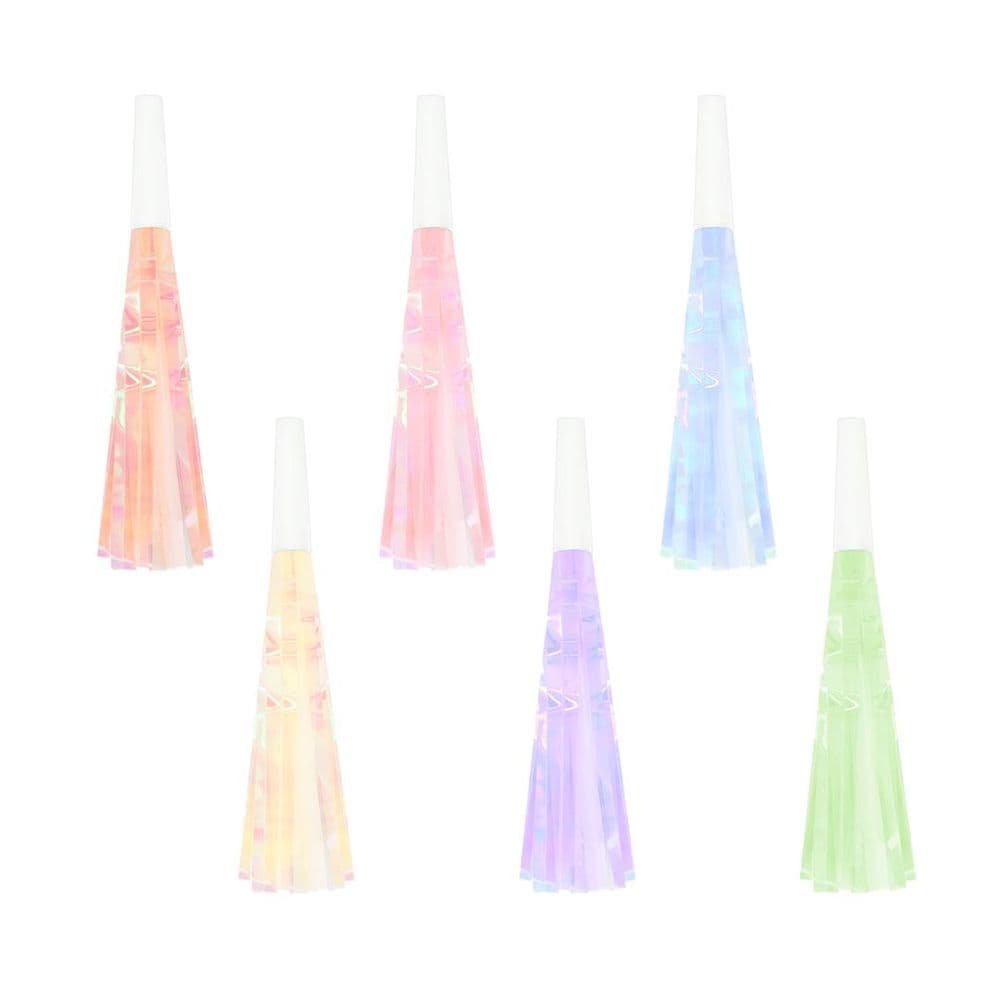 Juhlatorvet - Pastelliset, iridescent 6 kpl