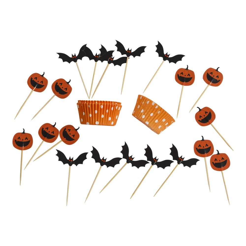 Cupcake-setti - Halloween, 20kpl