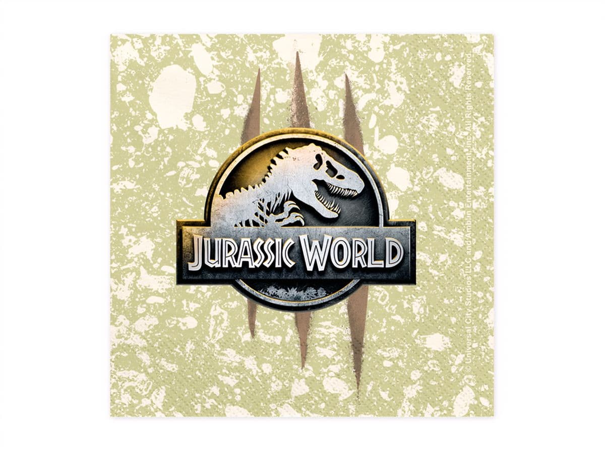 Lautasliinat - Jurassic World, 20 kpl