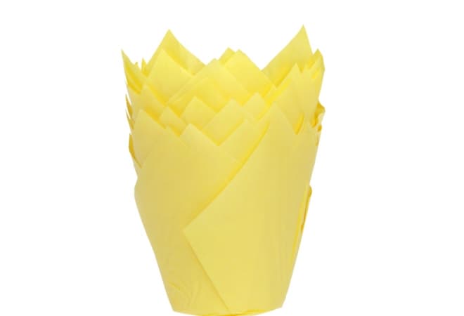 Muffinivuoat tulppaani - Keltainen, 36kpl