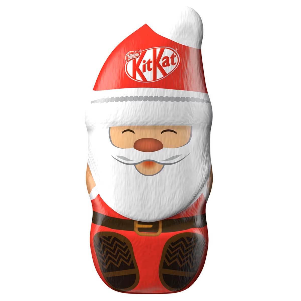 KitKat Santa – Maitosuklaakuori rapeilla muroilla, 85 g