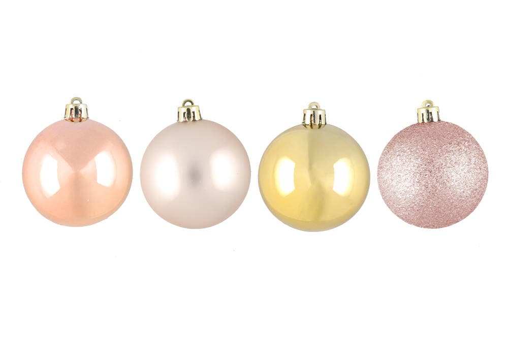 Kuusenpallot Samppanja, 6 cm, 20 kpl