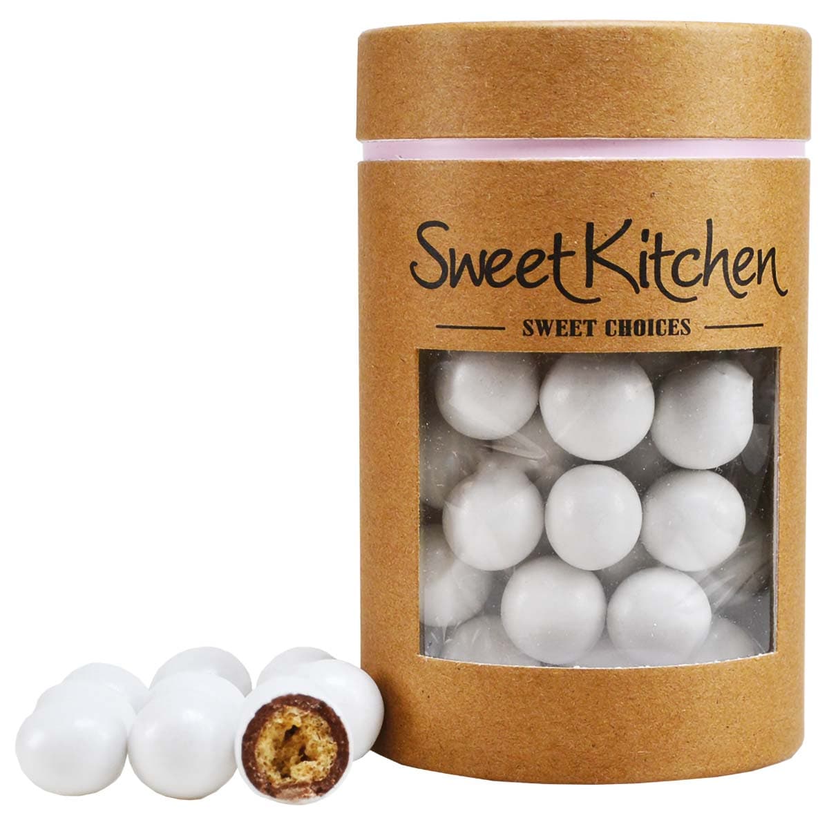 Isot rapeat suklaapallot – Valkoinen, 70 g