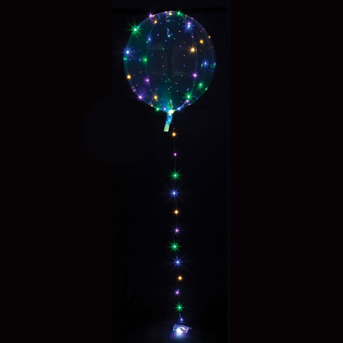 LED-valonauha ilmapalloille, monivärinen, 5 metriä