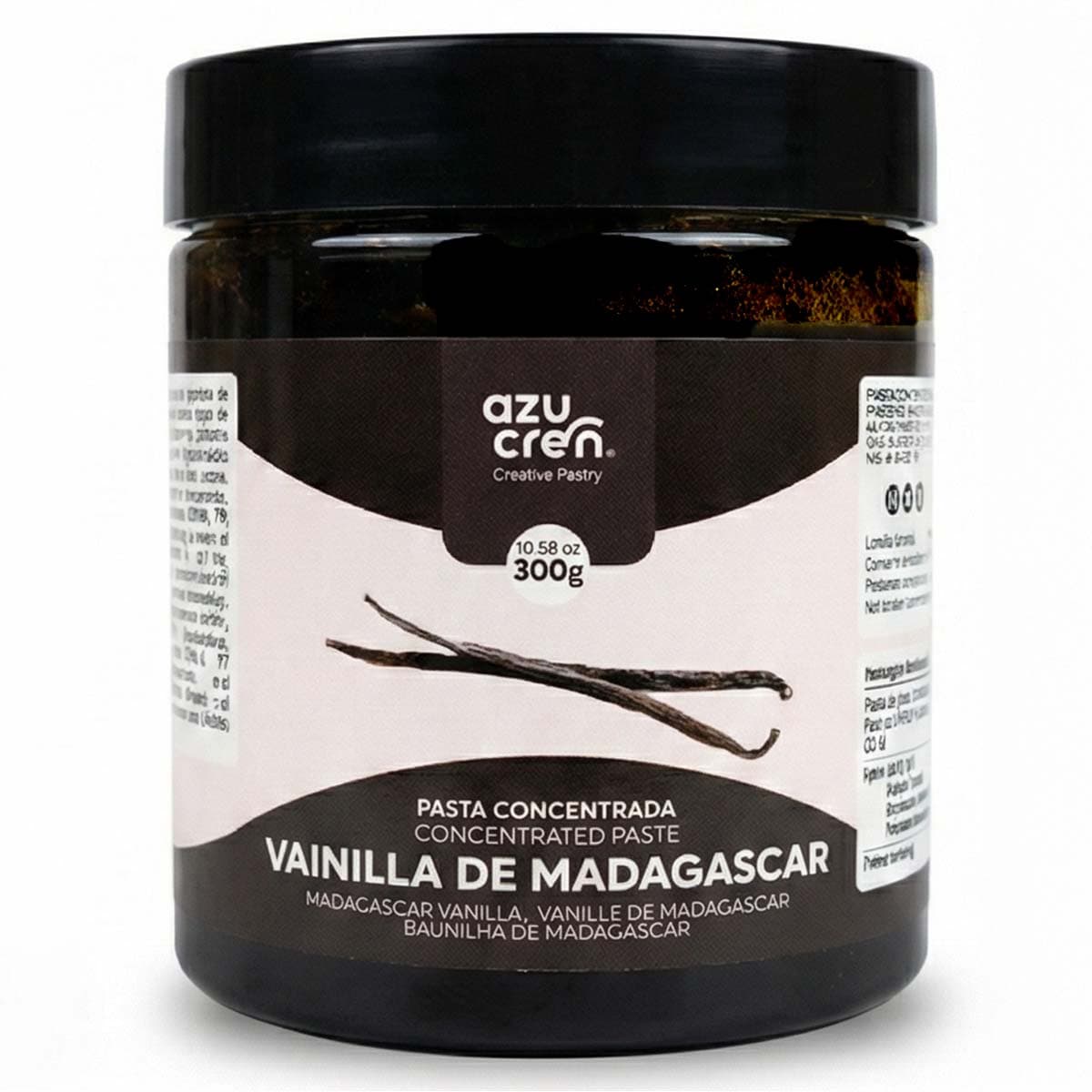 Makupasta – Madagaskarin vanilja, Azucren 300 g