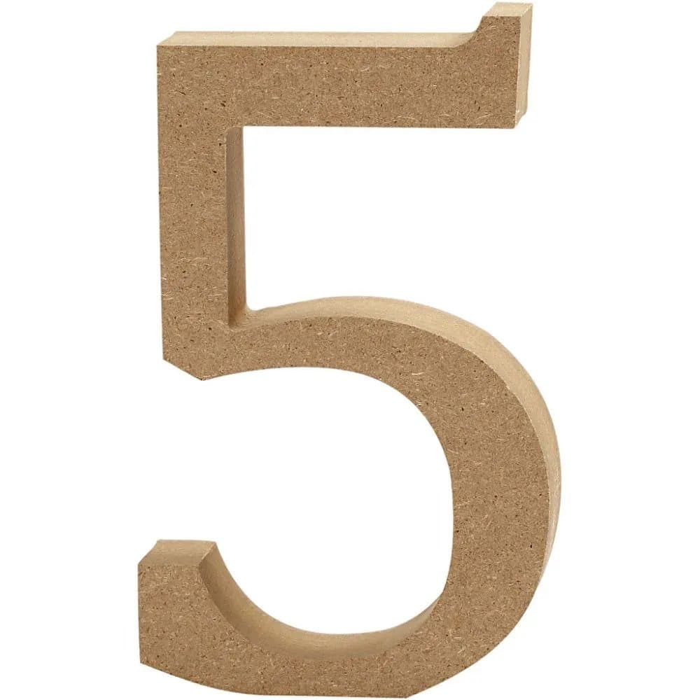 DIY - MDF - Numerot-5