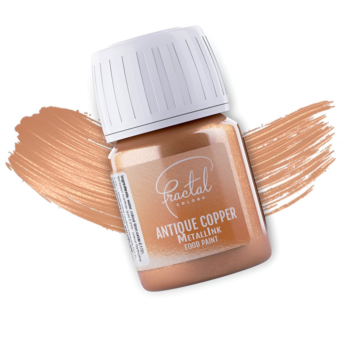 Elintarvikemaali - MetallInk Food Paint - Antique Copper, 30g