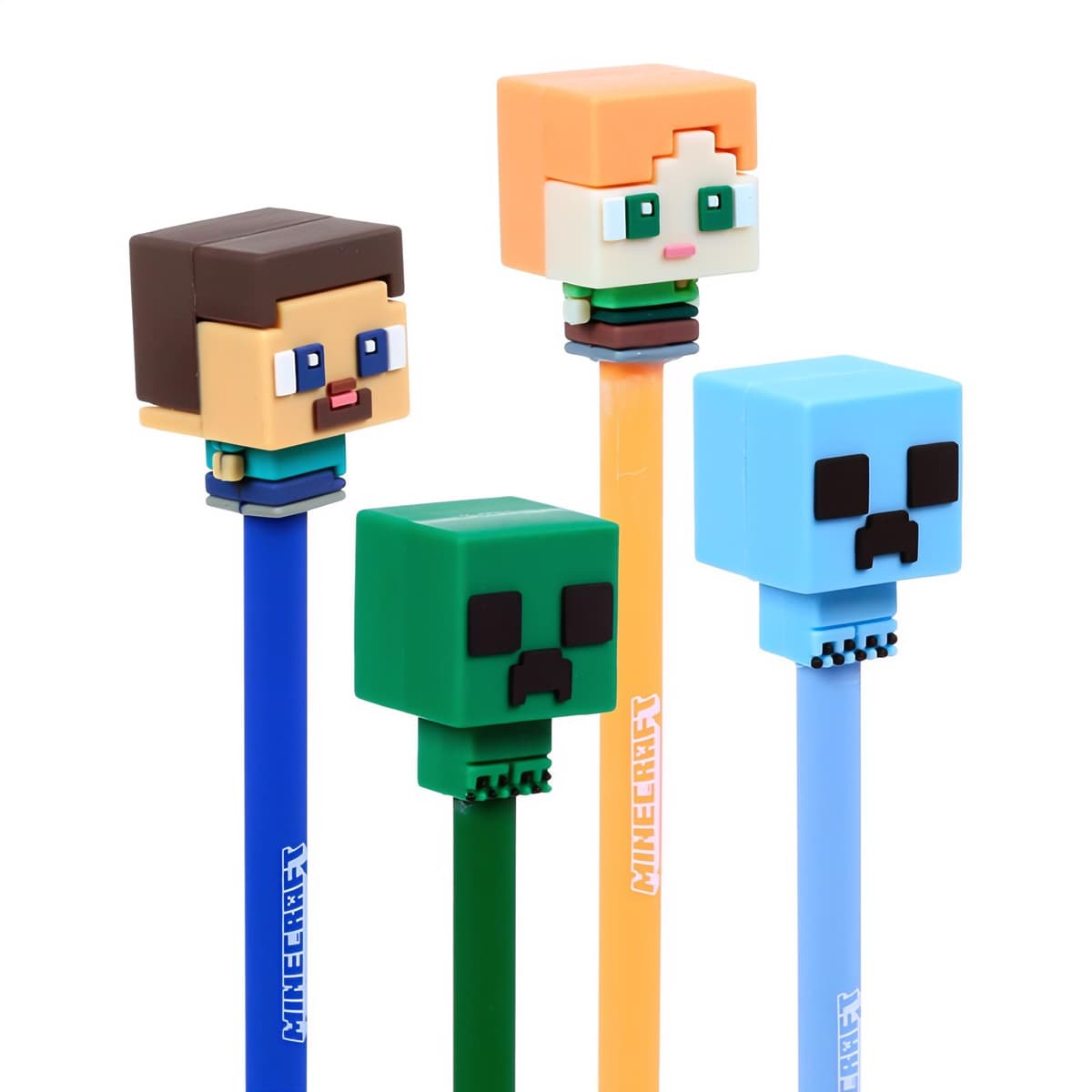 Pyyhittävä Geelikynä - Minecraft, 4kpl