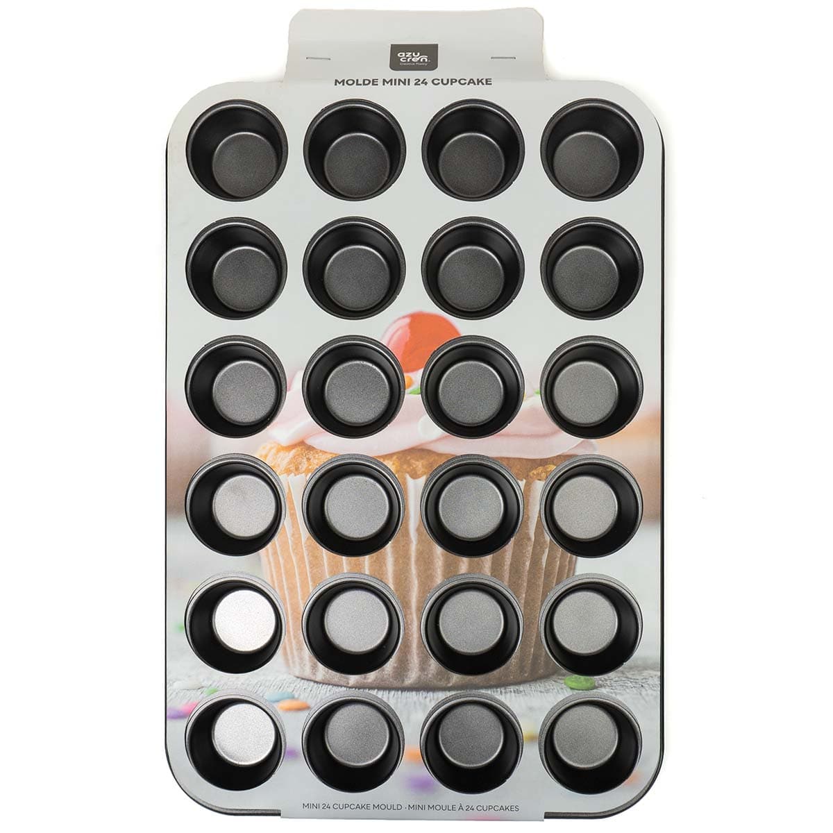 Non-stick minimuffinipelti, 24 koloa