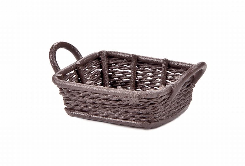 Miniatyyri - Ruskea matala metallikori, 3cm