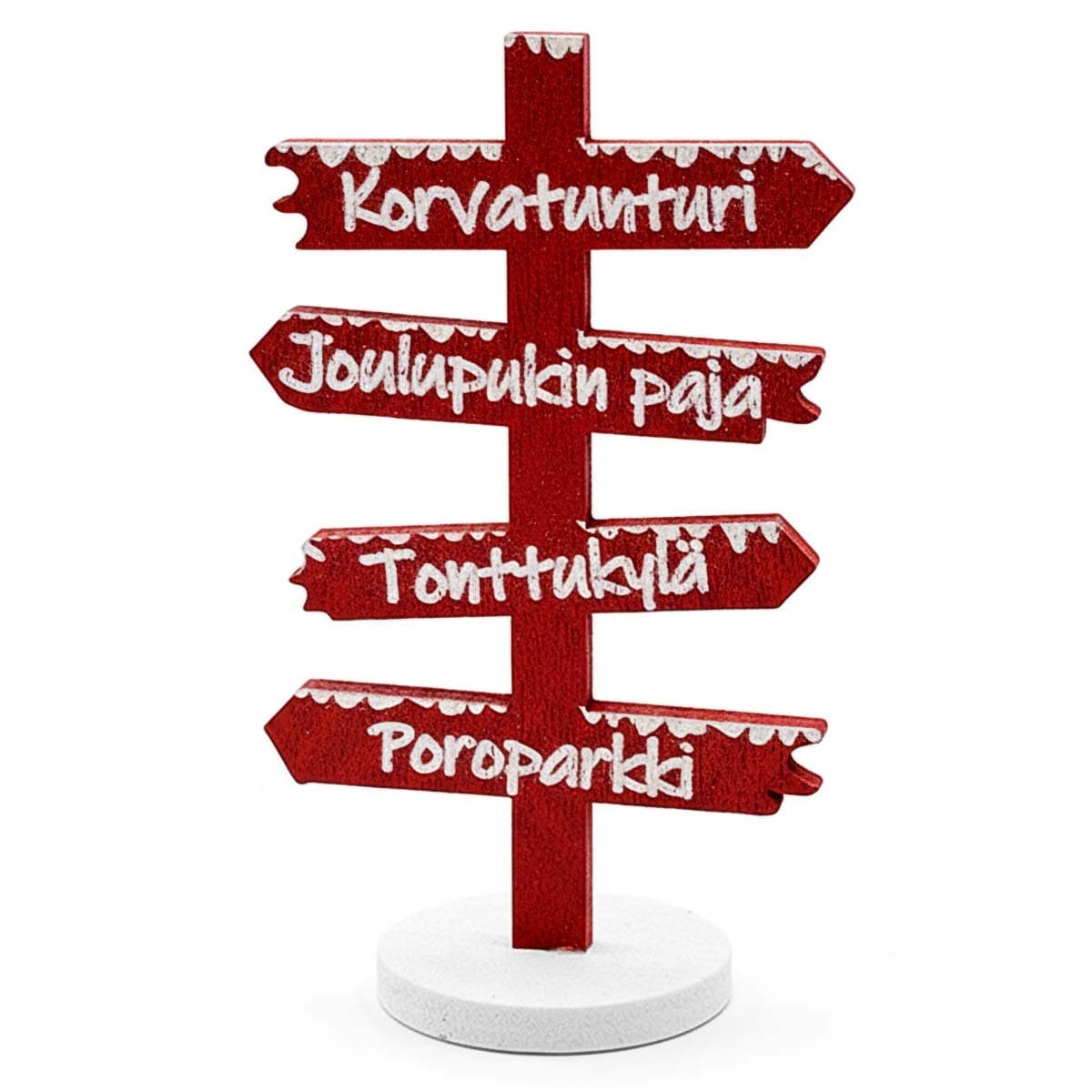 Miniatyyri – Punainen joulukyltti , 8 cm