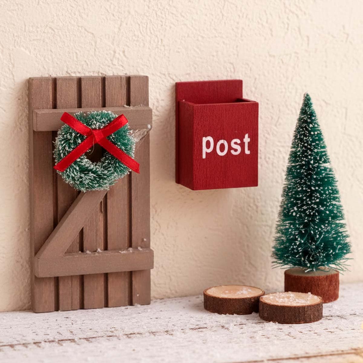 Miniatyyri – Rustiikkinen tonttuovisetti, 5 osaa