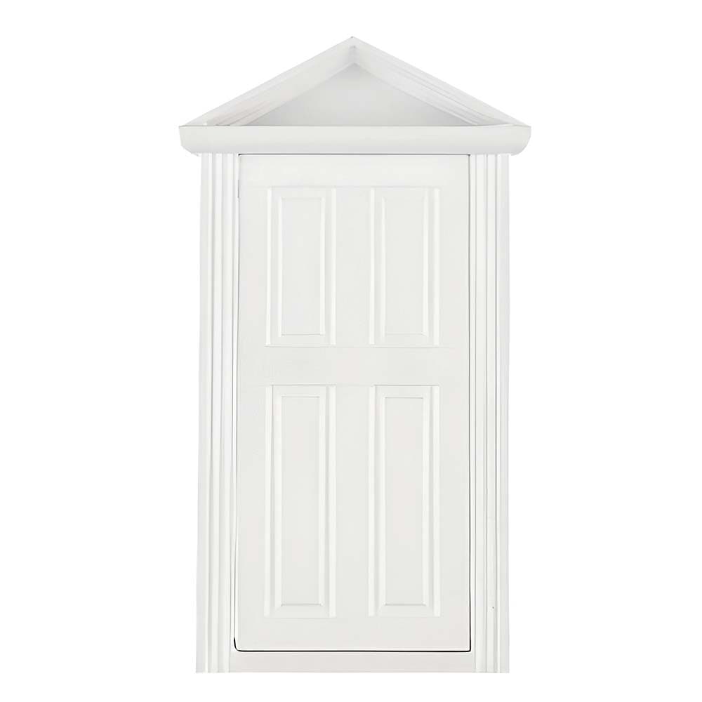 Miniatyyri - Valkoinen avattava ovi, 18,5cm