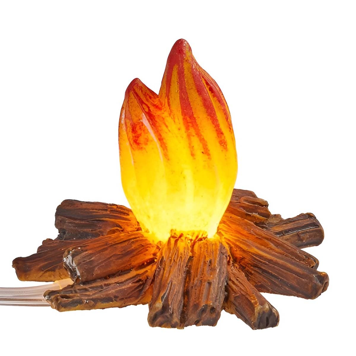 Miniatyyri nuotio LED-valolla - 4 cm