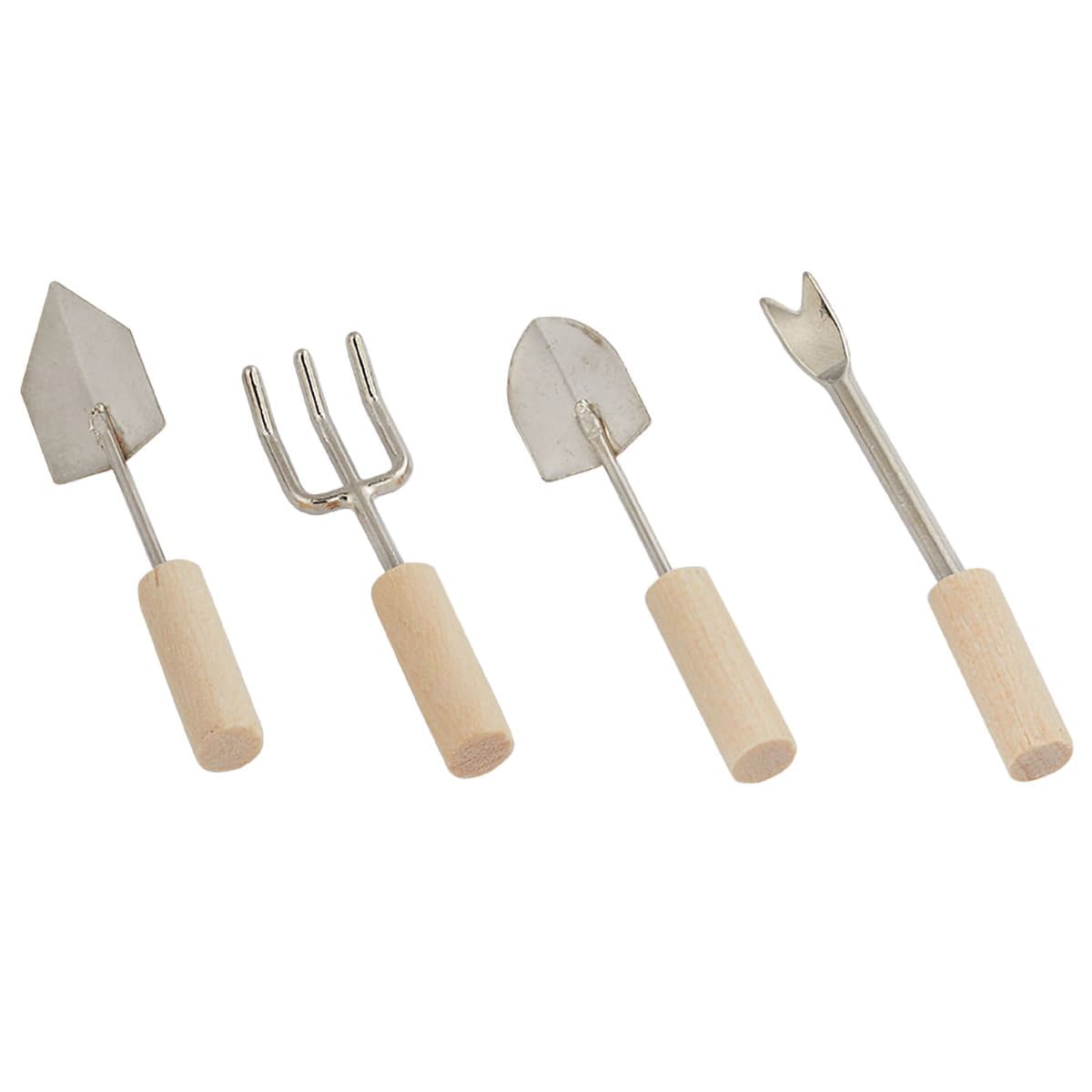 Miniatyyri Puutarhatyökalusetti, 4 osaa – 4,5 cm