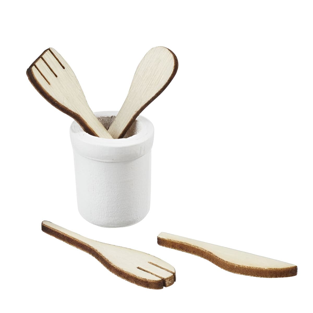 Miniatyyri - Keittiövälineet ja aterinteline