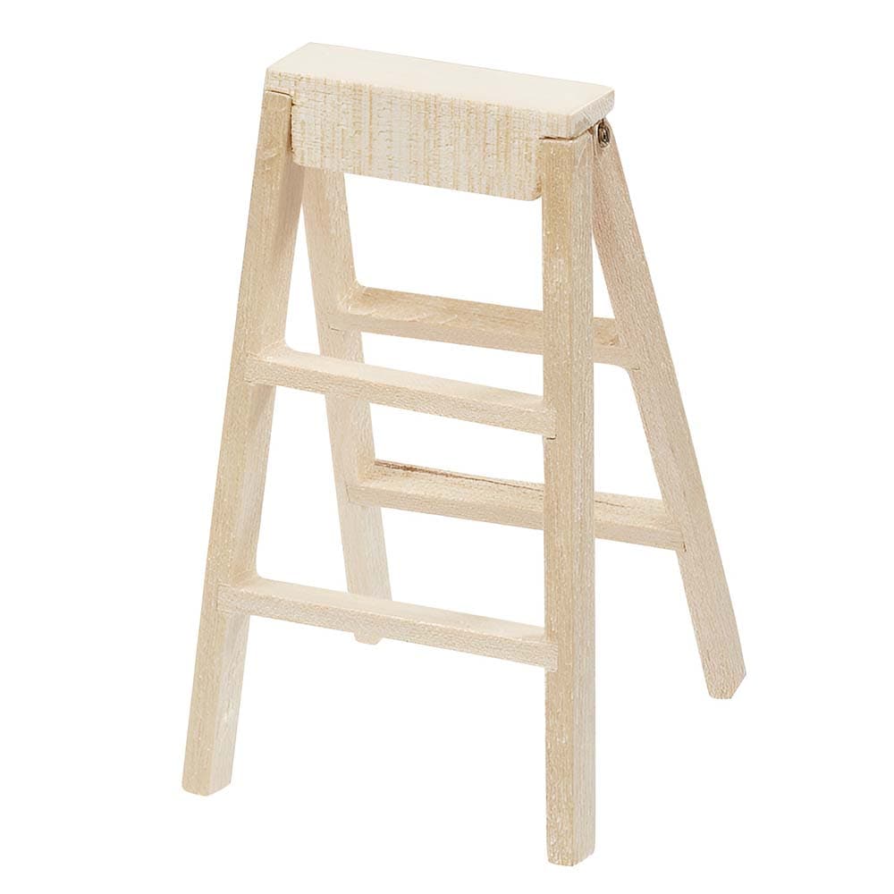 Miniatyyri - Puiset kaksipuoliset askeltikkaat, 5,5cm