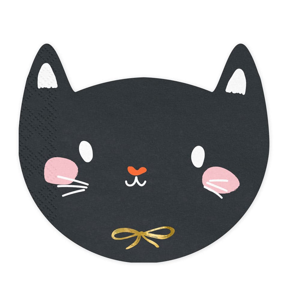 Lautasliinat - Musta kissa, 20kpl