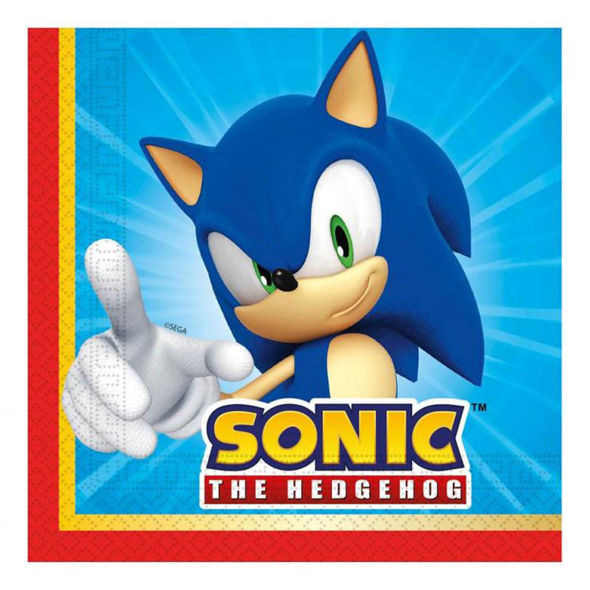 Lautasliinat - Sonic the Hedgehog, 20kpl