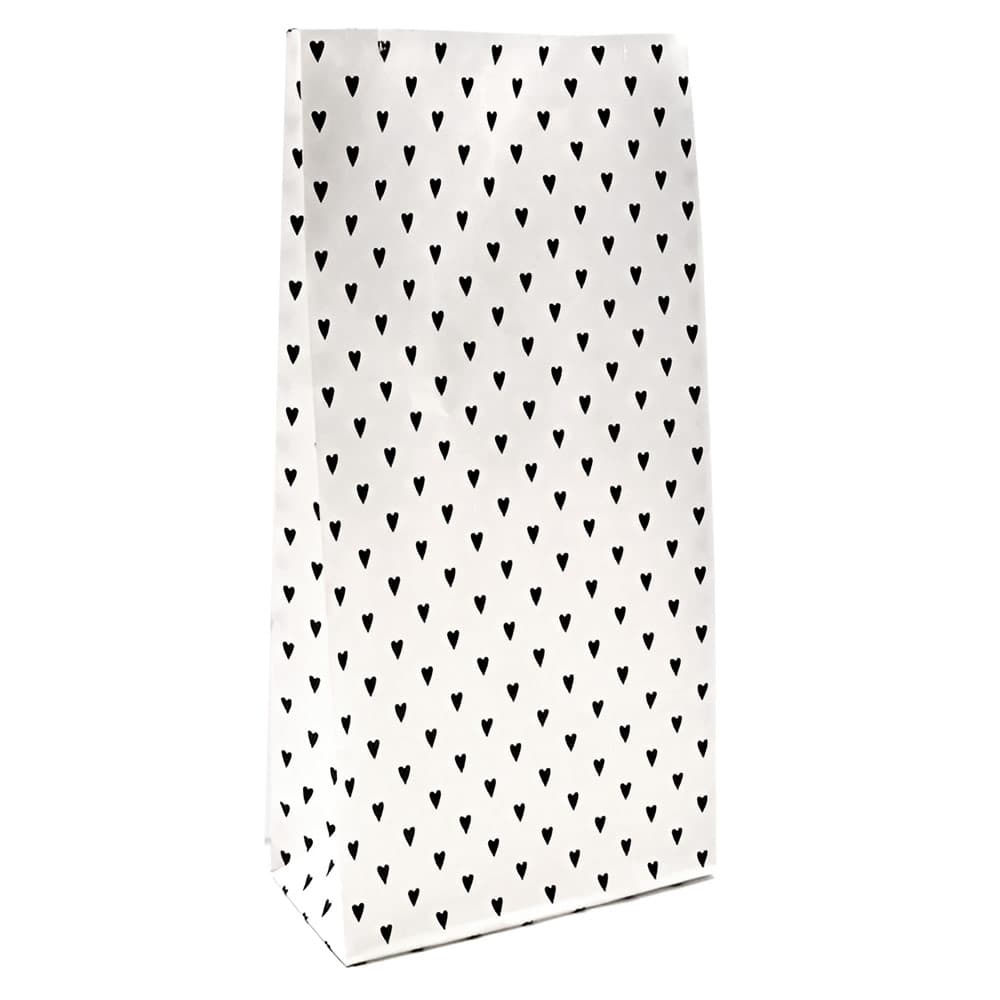 Paperipussit- Mustat sydämet, 5kpl