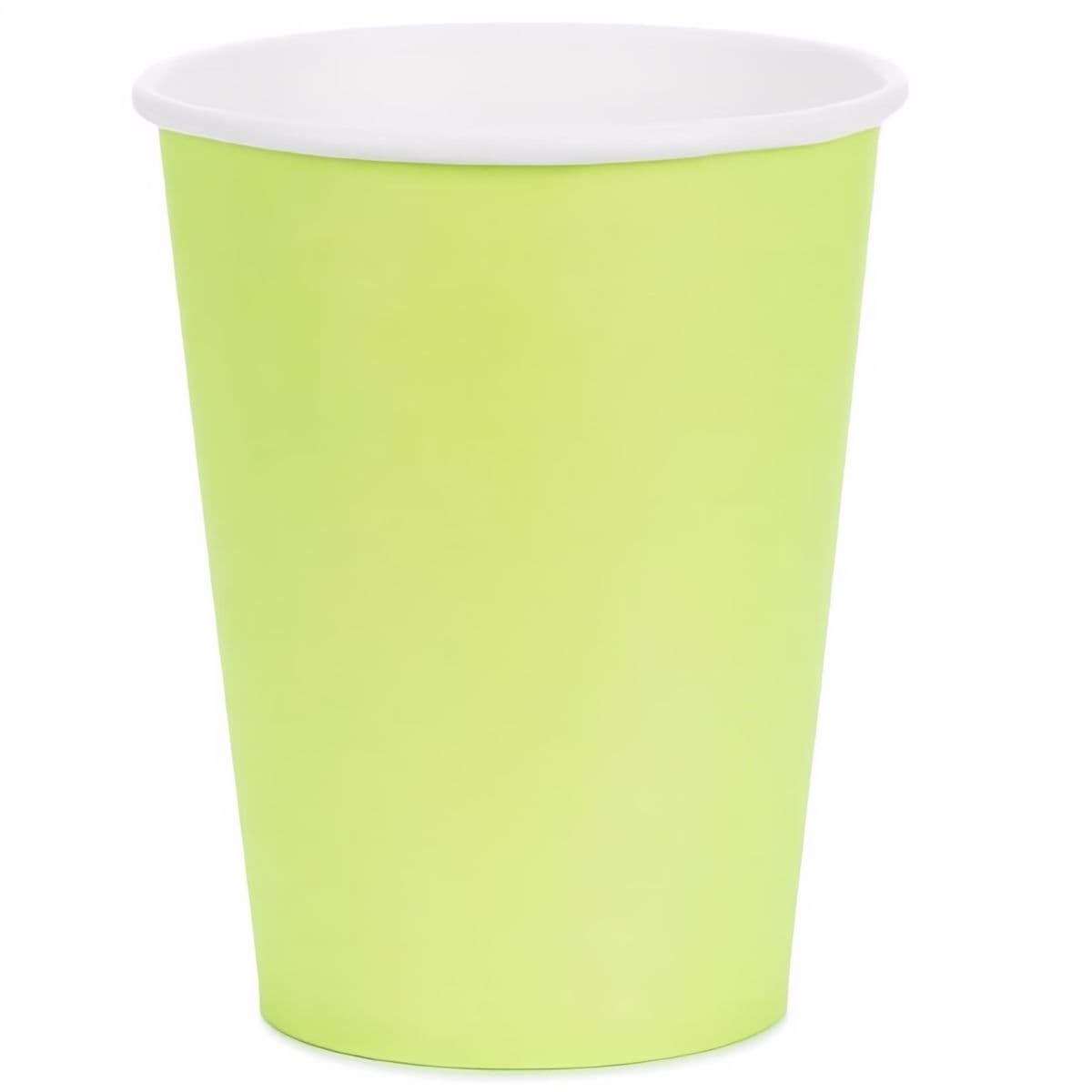 Pahvimukit - limenvihreä, 250 ml, 6 kpl