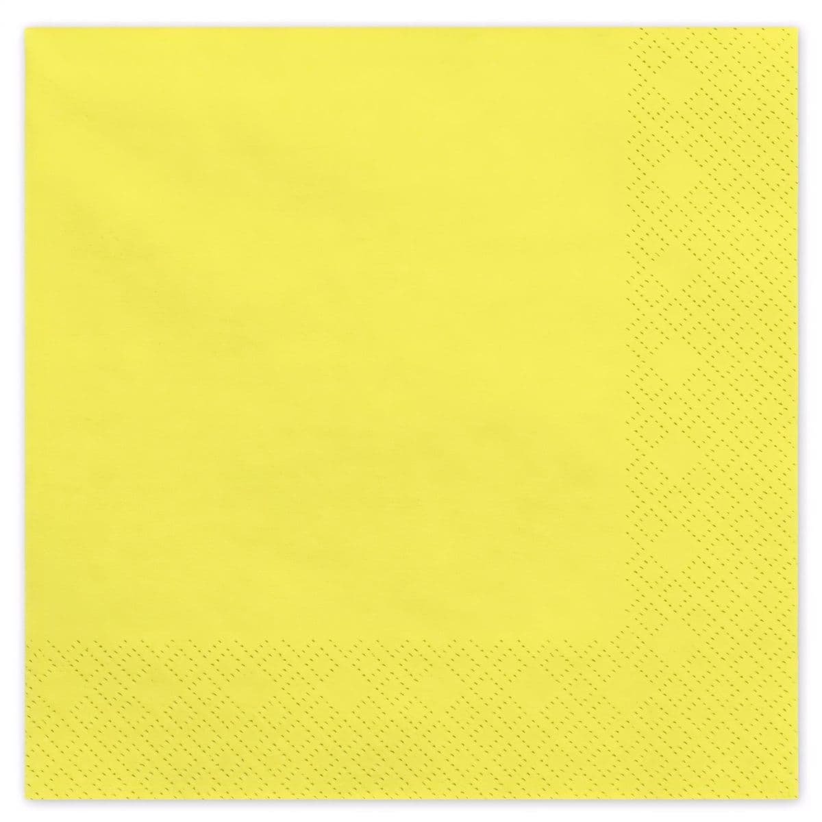 Lautasliinat - keltainen, 33 x 33 cm, 20 kpl