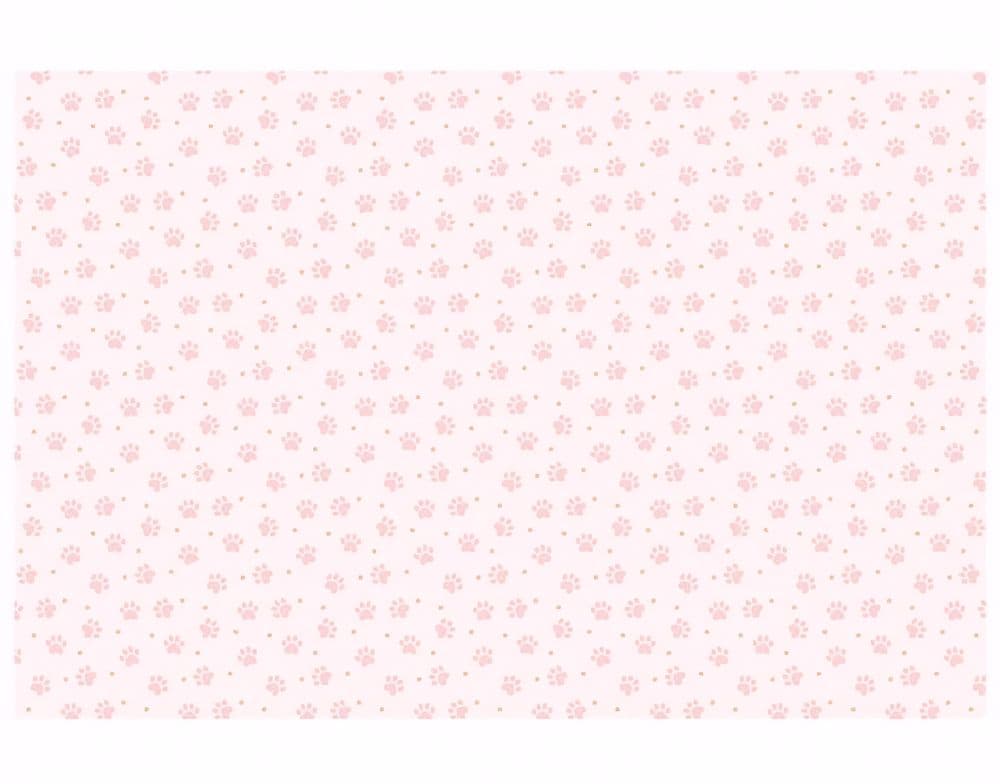 Paperinen pöytäliina - Tassunkuvio, 180x120cm