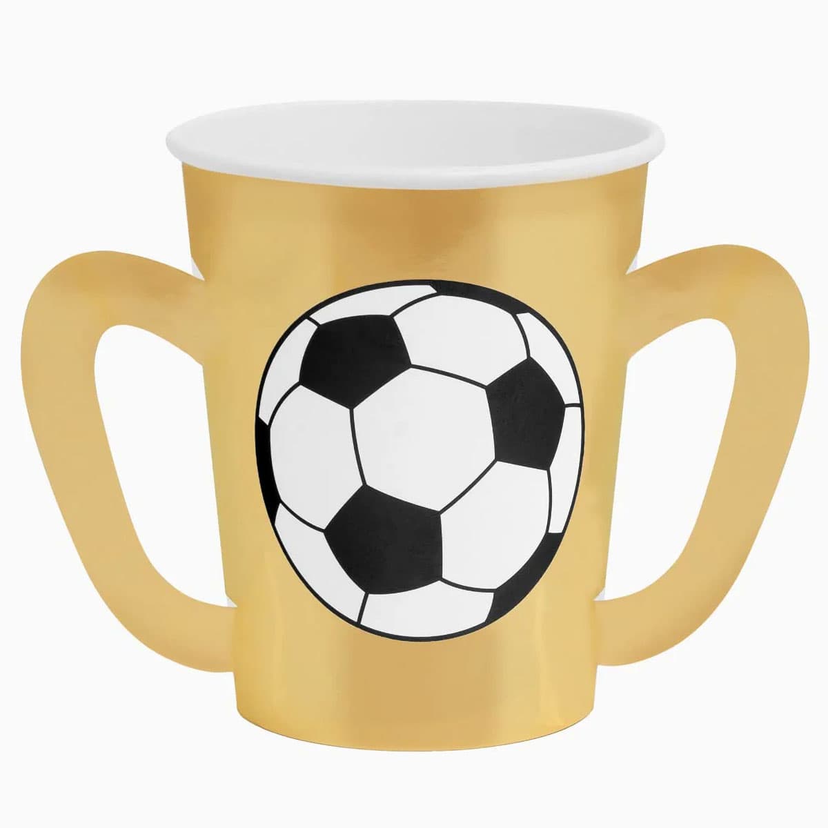 Pahvimukit – Jalkapallopokaali, 6 kpl