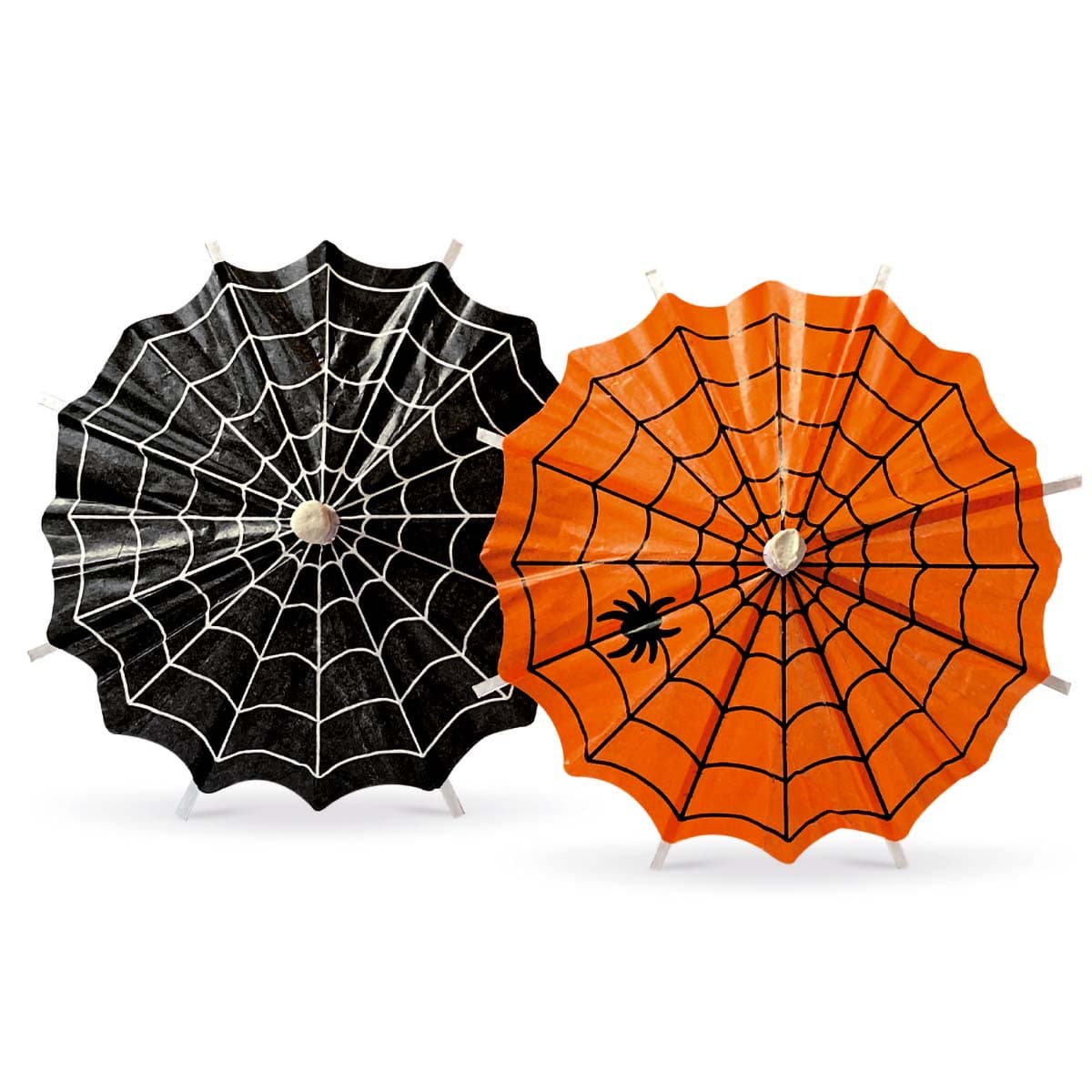 Cocktailtikut - Halloween aurinkovarjot, 8 kpl