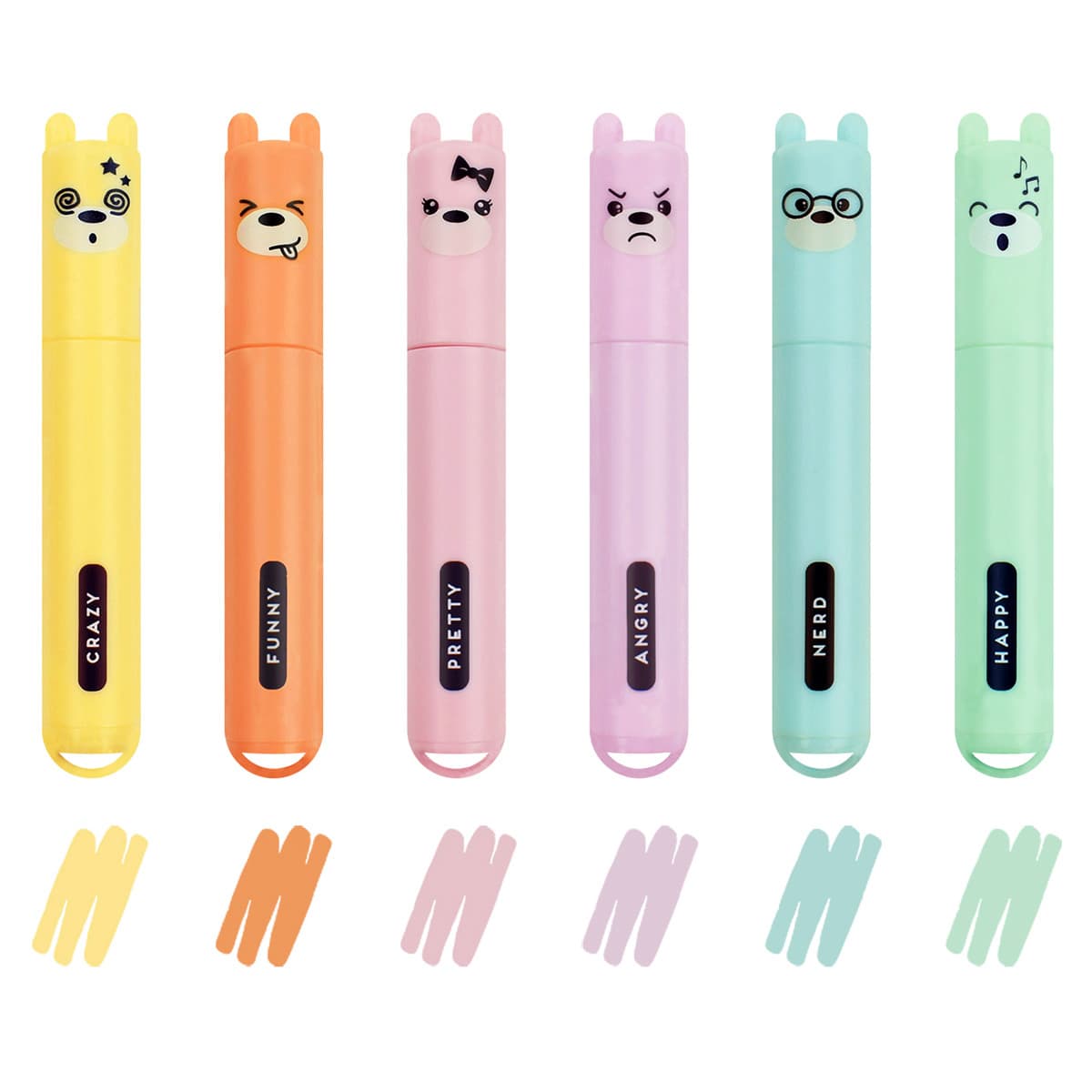 Mini Highlighters Teddy’s Style – Pastel