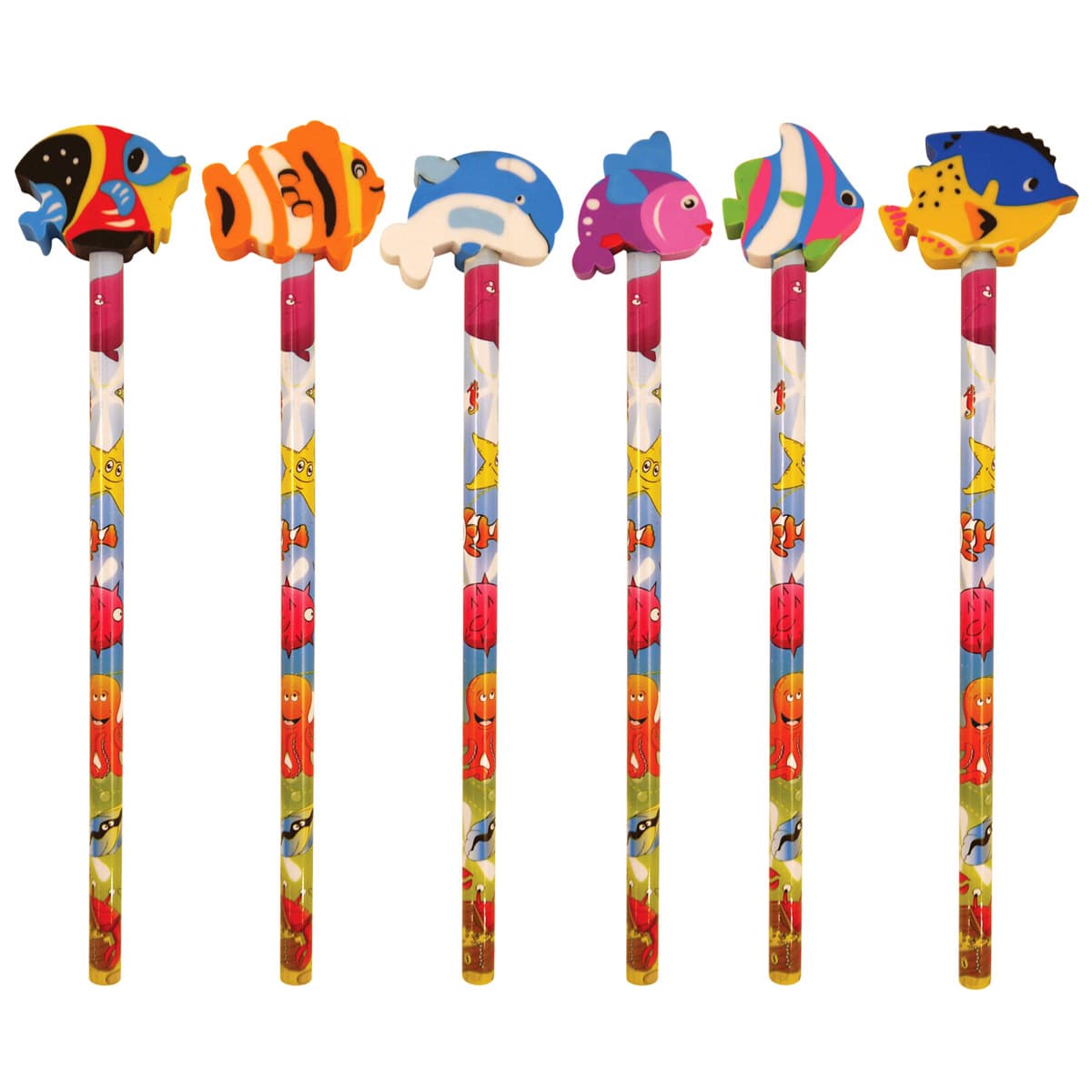 Kynä pyyhekumilla - Kala, 1kpl