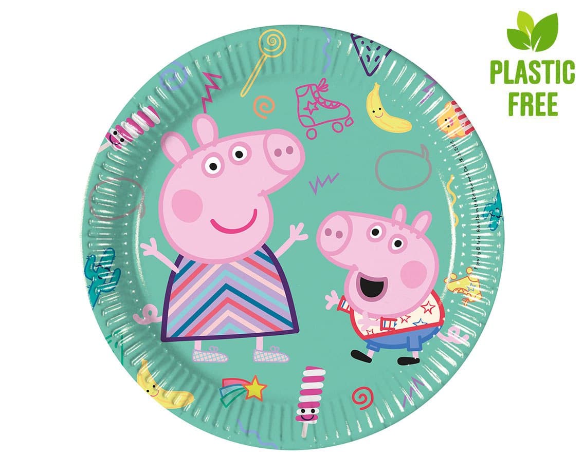 Pipsa Possu Pahvilautaset, 20cm, 8kpl