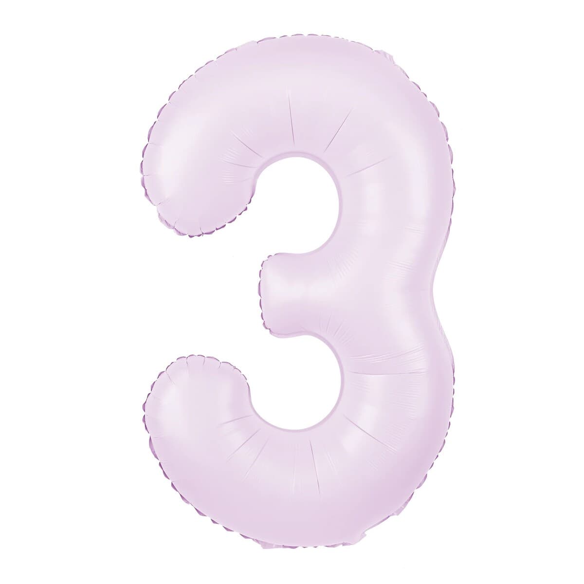 Isot numerofoliopallot - Pastelli liila, matta 100cm-3