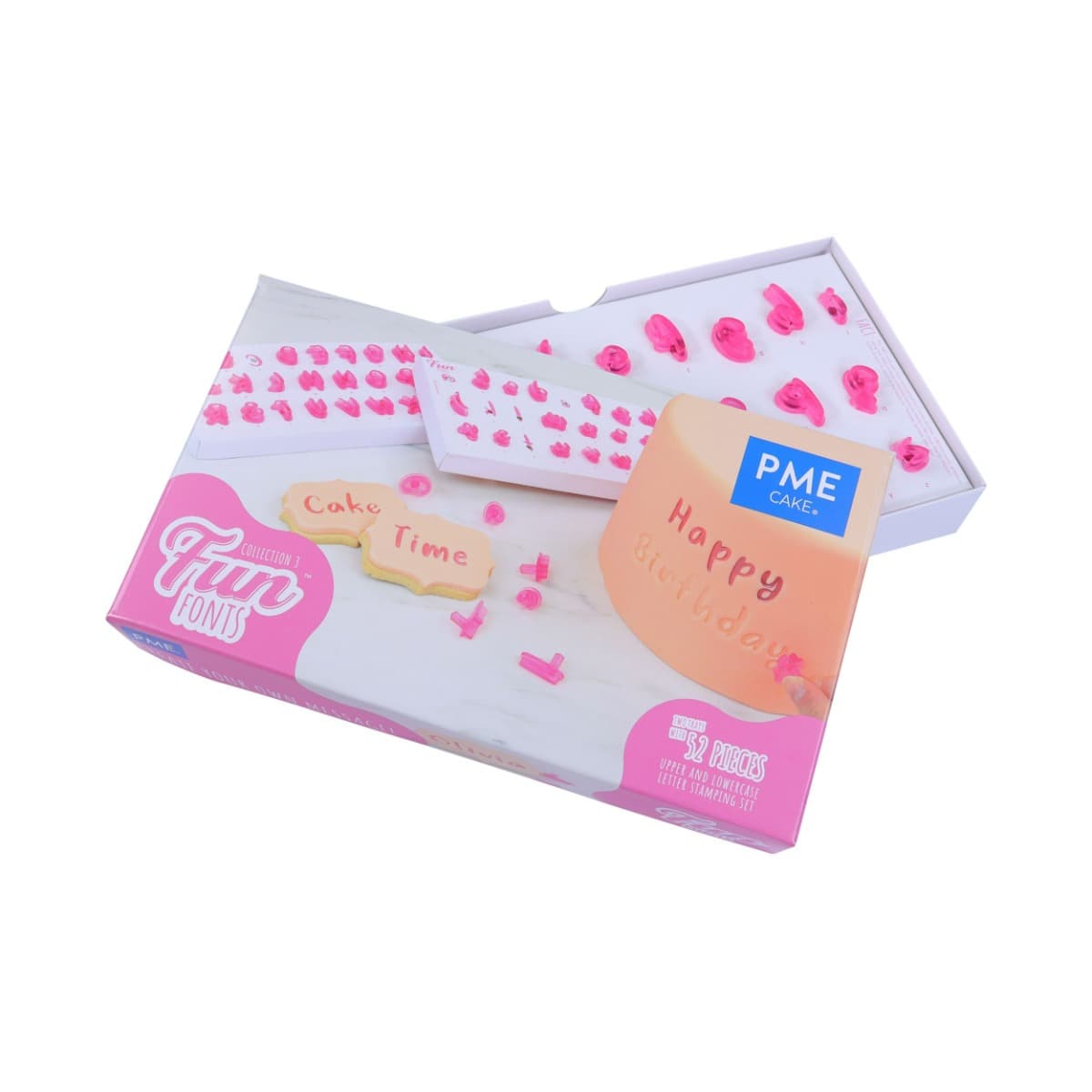 PME Leimasetti Kirjaimet, 52kpl, Kokoelma 3