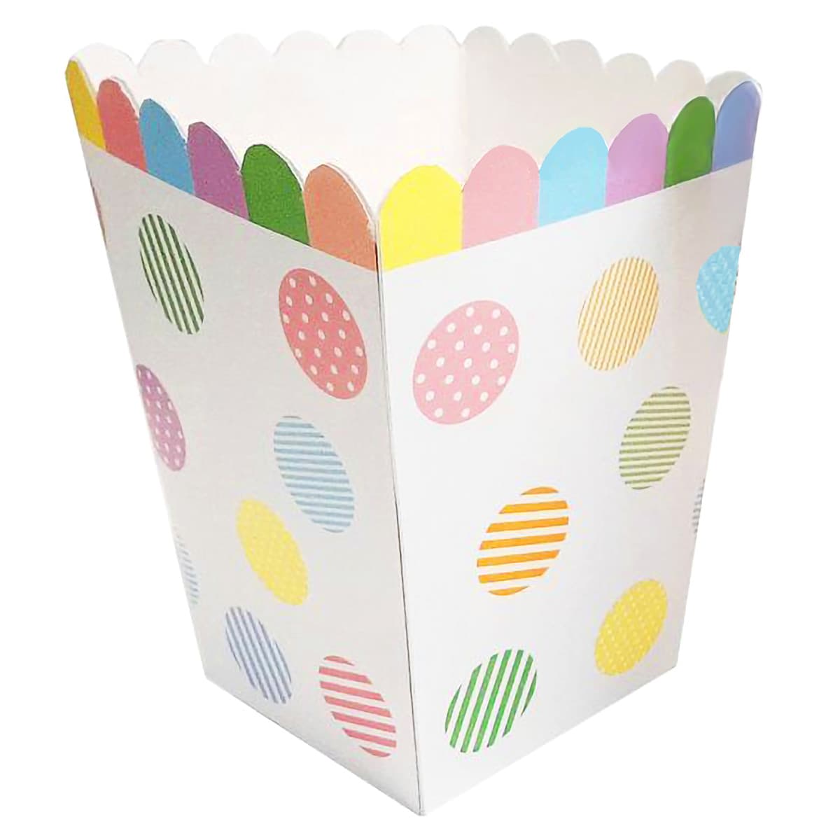 Popcornrasiat - Pastellikuvio, 6kpl